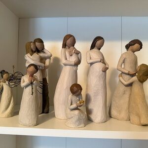 Willow Tree Family  Collection - Cream and Brown